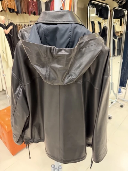 Женская кожаная куртка 3102, черная, размер 48, артикул 92210-1