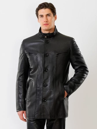 Кожаная куртка утепленная мужская 517нвш-0