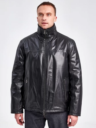 Кожаная зимняя куртка мужская 5216-1