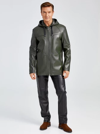 Кожаный комплект мужской: Куртка 552 + Брюки 01-0