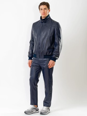 Кожаный комплект мужской: Куртка 521 + Брюки 01-0