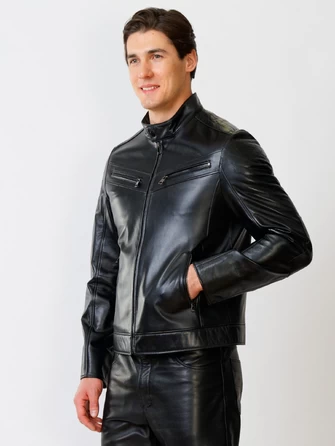 Кожаный комплект мужской: Куртка 546 + Брюки 01-1
