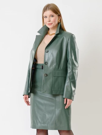 Кожаный пиджак женский 3007-1