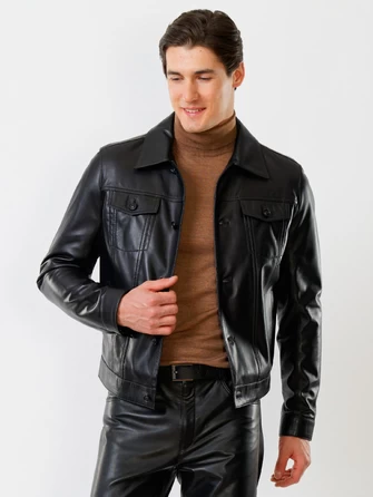 Кожаный комплект мужской: Куртка 550 + Брюки 01-1